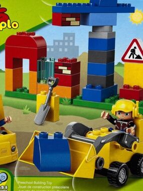 LEGO Duplo My First Construction Site Set 10518 99% Complete Kids Toys Baby